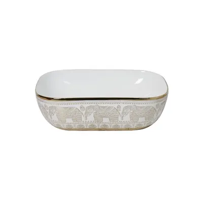 აბაზანის ნიჟარა კერამიკის 9387 gold 455X325X135