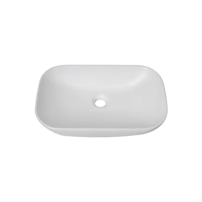 აბაზანის ნიჟარა კერამიკის 9447 matt white 510X360X130 - 1