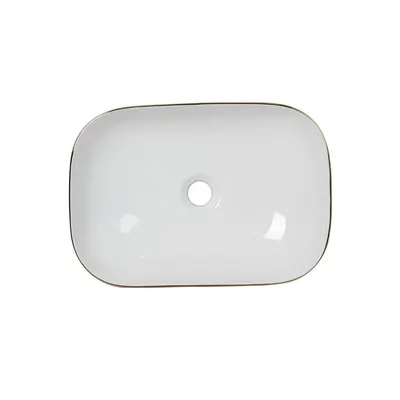 აბაზანის ნიჟარა კერამიკის 9387 gold 455X325X135 - 2