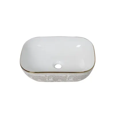 აბაზანის ნიჟარა კერამიკის 9387 gold 455X325X135 - 1