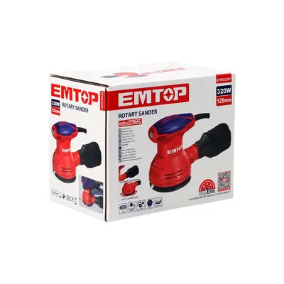 სახეხი ორბიტალური 320ვტ 125მმ EFSR23201 EMTOP - 2