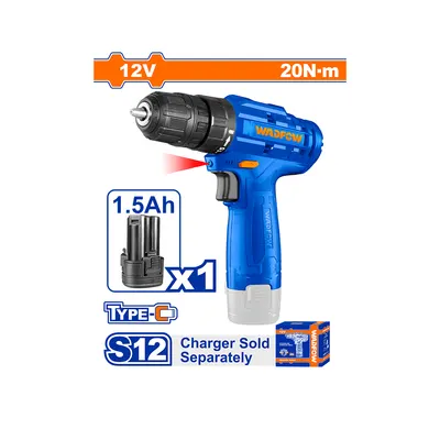 ელექტრო ხრახნდამჭერი Li-Ion 12V USB-Type-C (WCDS510) WADFOW
