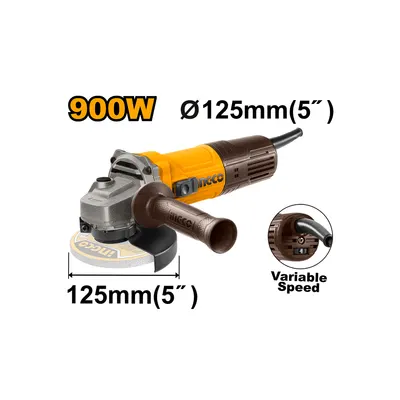 ელექტრო კუთხსახეხი 900W (AG900285) INGCO