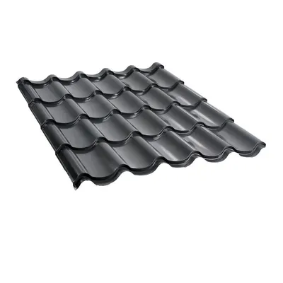 Metal Tile Colored Tin Roof 0.5X1180 Glossy RAL7016