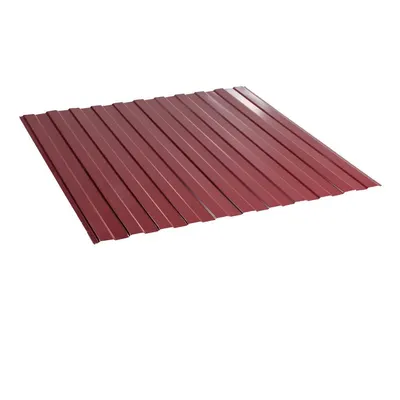 Profiled Colored Sheet Metal 0.35X1190 Glossy RAL3005