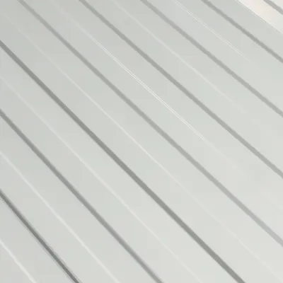 პროფილირებული ფერადი თუნუქი 0.35X1190 პრიალა RAL9002 - 1