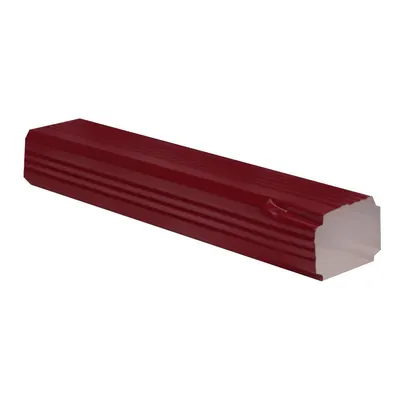 ოთხკუთხა წყალსაწრეტი მილი 0.50×350 RAL 3005 (2000 მმ.)