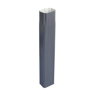 ოთხკუთხა წყალსაწრეტი მილი 0.50×350 RAL 7024 (2000 მმ.) - 1