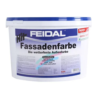 10ლ ფასადის საღებავი FARDY Hit-Fassadenfarbe weiss