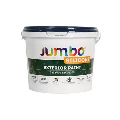 4კგ ფასადის საღებავი JUMBO SILICONE