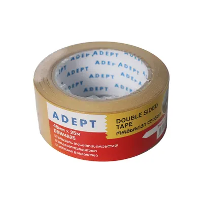 ორმხრივი პოლიპროპილენის ლენტი 0.048X25 მ KIP DSW4825