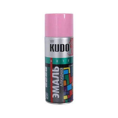უნივერსალური სპრეი ემალი ვარდისფერი 0.52 ლ KUDO