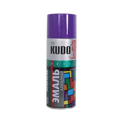 უნივერსალური სპრეი ემალი იისფერი 0.52 ლ KUDO