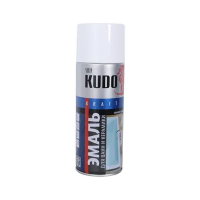 სპრეი აბაზანისთვის თეთრი 0.52 ლ KUDO