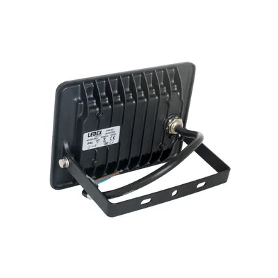 LED პროჟექტორი შავი 20ვტ 3000კ LEDEX IP65 - 1