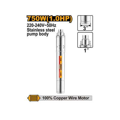 ჭაბურღილის წყლის ტუმბო 3" 750W INGCO (SWP7501)