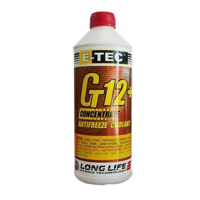 ანტიფრიზი Antefreeze concentrate Glycsol Gt12+ E-TEC წითელი 1.5 ლ 12*1,5 კგ