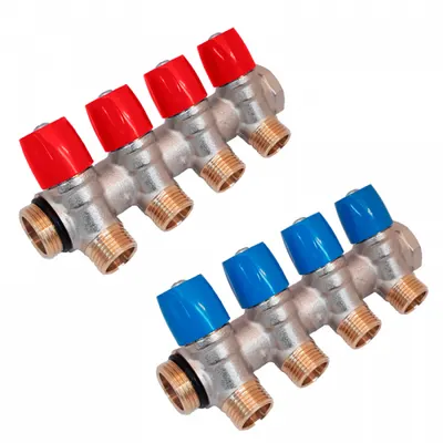 6200E7N1004R2A კოლექტორი სარქველიანი Red 1″ შ.ხ.-გ.ხ. 1/2″x2 GF - 2