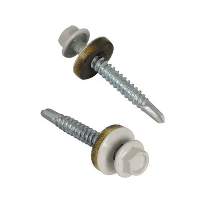 თვითმჭრელი ხრახნი რკინისთვის 5.5X40 RAL 9002 - 1