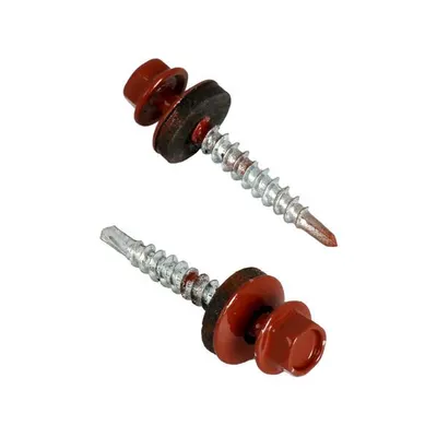 თვითმჭრელი ხრახნი ხისთვის 4.8X35 RAL 8004 - 1