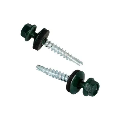 თვითმჭრელი ხრახნი ხისთვის 4.8X35 RAL 6005 - 1