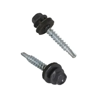 თვითმჭრელი ხრახნი ხისთვის 4.8X35 RAL 7024 - 1