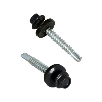 თვითმჭრელი ხრახნი რკინისთვის 5.5X40 RAL 7024 - 1