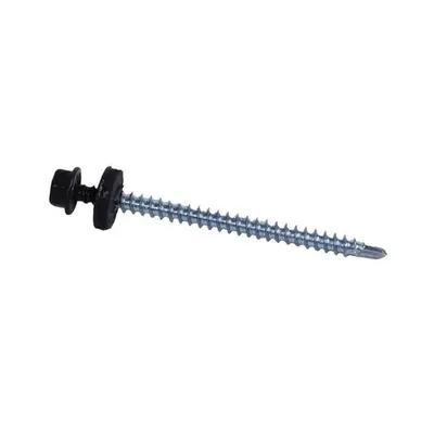 თვითმჭრელი ხრახნი ხისთვის 4.8X70 RAL 8019 - 1