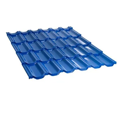 Metal Tile Colored Tin Roof 0.45X1200 Glossy RAL5005