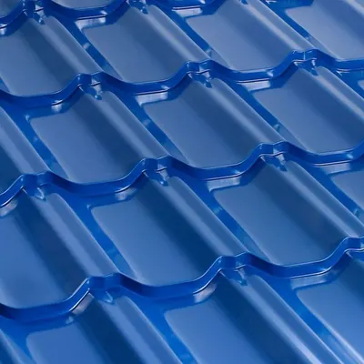 Metal Tile Colored Tin Roof 0.45X1200 Glossy RAL5005
