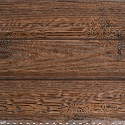 84-იანი ფერადი თუნუქის საიდინგი 0.5X345 ხაოიანი WOOD DARK - 2