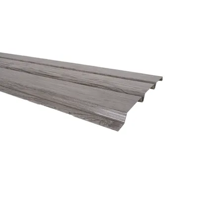 84-იანი ფერადი თუნუქის საიდინგი 0.5X345 ხაოიანი WOOD GREY - 1