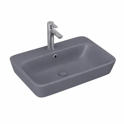ხელსაბანი 65-სმ MITA #3065-112 ფერი : Matte Antrachite მწ. LUCCO