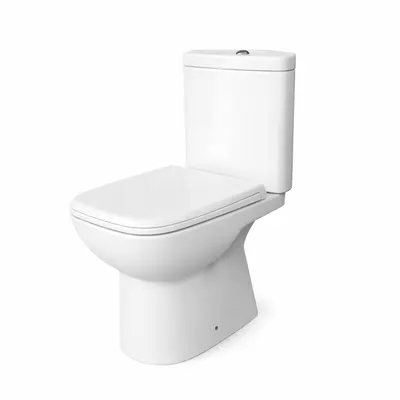 Угловой унитаз с бачком ORIGIN Белый, механизм, крышка #YFG105C RAK CERAMICS