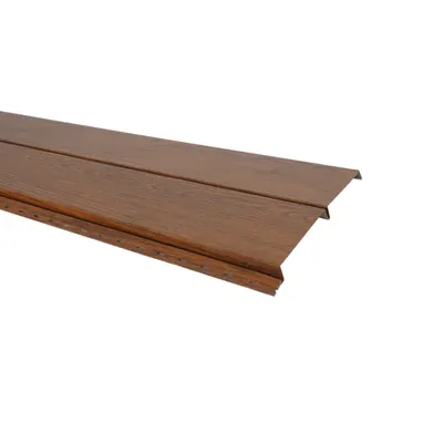 154-Type Colored Tin Siding 0.4X340 Textured WOOD