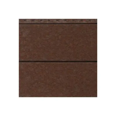 154-Type Colored Tin Siding 0.5X340 Textured brown rust