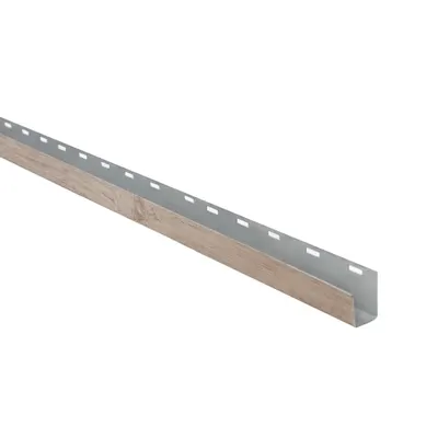 Siding Starter Profile (2m) Textured WOOD LIGHTER