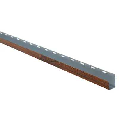 Siding Starter Profile (3m) Textured WOOD