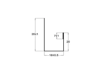 Siding Starter Profile (3m) Textured RAL 9005
