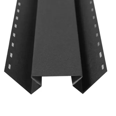Siding Inner Corner Profile (2m) Textured RAL 9005