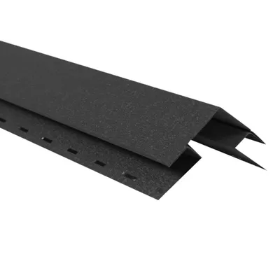 Siding External Corner Profile (3m) Textured RAL 9005