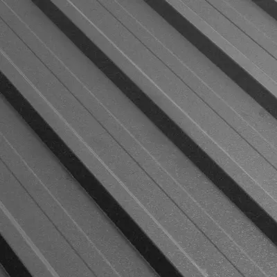 Profiled Colored Tin 0.45X1180 Textured RAL 7024 (Trapezoid, H22, South Korea)